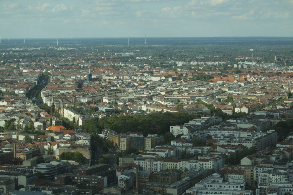 Vedere- Berlino- dalla -Torre - della - Televisione Vedere- Berlino- dalla -Torre - della - Televisione